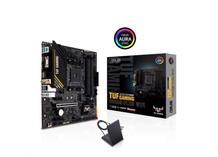ASUS MB Sc AM4 TUF GAMING A520M-PLUS WIFI, AMD A520, 4xDDR4, 1xDP, 1xHDMI, VGA, WI-FI, mATX