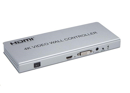 PREMIUMCORD HDMI 1 vstup - 4 výstupy, Video Wall controller