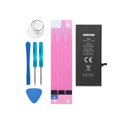 AVACOM Baterie pro Apple iPhone 6 Plus, Li-Ion 3,82V 2915mAh (náhrada 616-0802) AVACOM Baterie pro Apple iPhone 6 Plus, Li-Ion 3,82V 2915mAh (náhrada 616-0802)