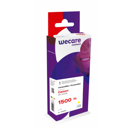 WECARE ARMOR cartridge pro CANON,MAXIFY MB2050, 2350,2750 Yellow (PGI1500XLY) 12ml, 1030 str WECARE ARMOR cartridge pro CANON,MAXIFY MB2050, 2350,2750 Yellow (PGI1500XLY) 12ml, 1030 str