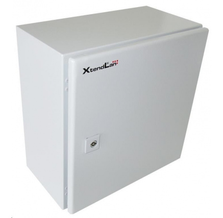 XtendLan 19" univerzální rozvaděč s montážní deskou, krytí IP66, šířka 380mm, hloubka 210mm, výška 380mm, šedý XtendLan 19" univerzální rozvaděč s montážní deskou, krytí IP66, šířka 380mm, hloubka 210mm, výška 380mm, šedý