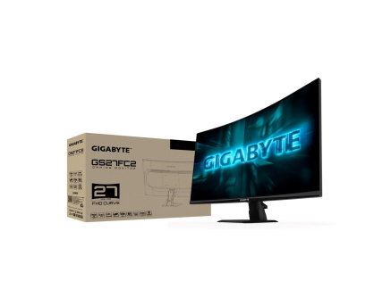GIGABYTE LCD - 27" Gaming monitor GS27FC2, Prohnutý VA 1500R, 1920x1080 FHD, 240Hz, 3000:1, 350cd/m2, 1ms, 2xHDMI, 1xDP