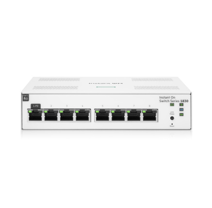 HPE Networking Instant On Switch 8p Gigabit JL810A 1830 (fanless) HPE Networking Instant On Switch 8p Gigabit JL810A 1830 (fanless)