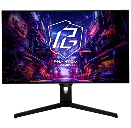 ASROCK LCD - 27" Gaming monitor PGO27QFS, OLED, 2560 x 1440 QHD, 240Hz, 1.5M:1, 275cd/m2, 0.03ms, 2xHDMI, 2xDP