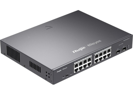 Reyee RG-ES218GC-P Smart mananged PoE switch, 16x PoE, 2x SFP