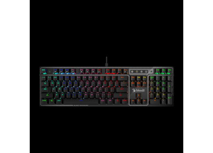 A4tech Bloody Klávesnice B750N, herní klávesnice, mechanická, drátová, Green Switch, CZ/SK, Černá A4tech Bloody Klávesnice B750N, herní klávesnice, mechanická, drátová, Green Switch, CZ/SK, Černá