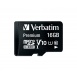VERBATIM MicroSDHC karta 16GB Premium, U1 + SD adaptér
