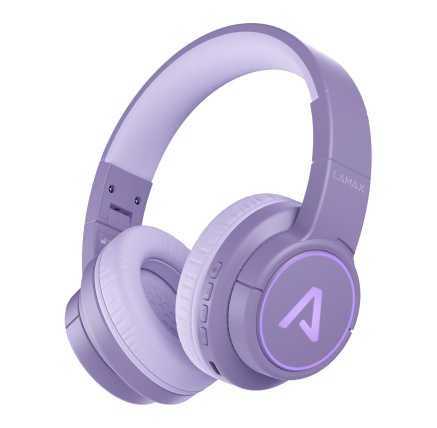 LAMAX GlowKid1 - dětská náhlavní sluchátka - pink