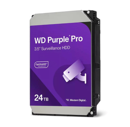 WD PURPLE PRO WD240PURP 24TB, SATA III 3.5", 512MB 7200RPM, 287MB/s, CMR