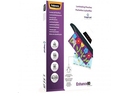 BAZAR - Laminovací fólie Fellowes A3 80 mic ImageLast, balení 100 ks - Poškozený obal