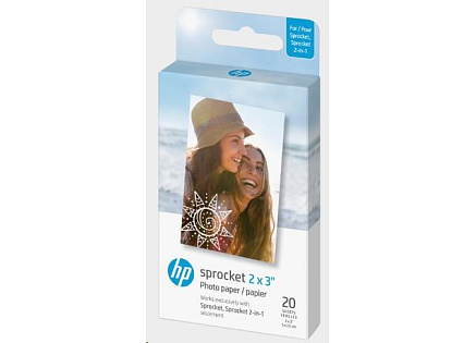 HP Zink Paper Sprocket 20 Pack 2x3" HP Zink Paper Sprocket 20 Pack 2x3"