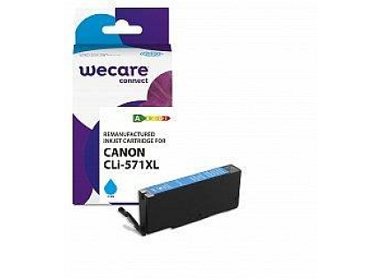 WECARE ARMOR cartridge pro Canon Pixma MG5751 (CLI571CXL), cyan, 11ml