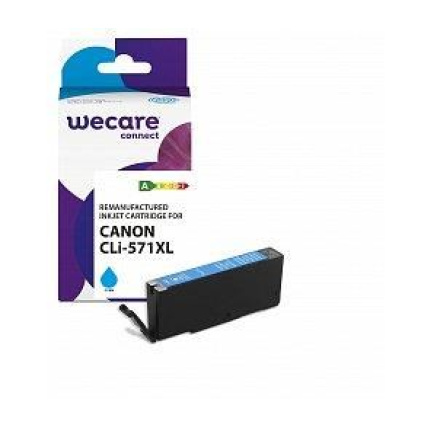 WECARE ARMOR cartridge pro Canon Pixma MG5751 (CLI571CXL), cyan, 11ml WECARE ARMOR cartridge pro Canon Pixma MG5751 (CLI571CXL), cyan, 11ml