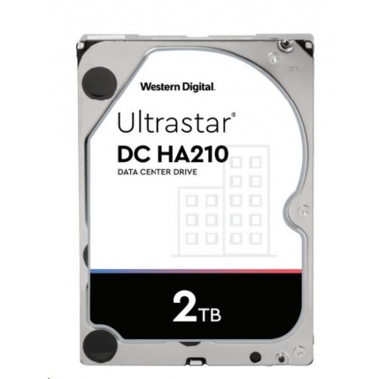 Western Digital Ultrastar® HDD 2TB (HUS722T2TALA604) DC HA210 3.5in 26.1MM 128MB 7200RPM SATA 512N SE (GOLD WD2005FBYZ)