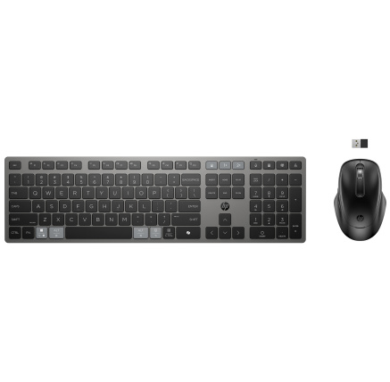 HP 725 Rechargeable Wireless Mouse and Keyboard - Německá
