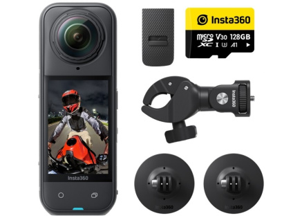 Insta360 X5 motocyklový balíček - akční kamera X5 + příslušenství na motorku Insta360 X5 motocyklový balíček - akční kamera X5 + příslušenství na motorku