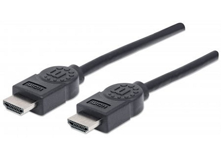 MANHATTAN kabel High Speed HDMI 4K, 3D, Male to Male, stíněný, černý, 15m