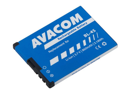 AVACOM baterie do mobilu Nokia 3600 Slide, 2680 Li-Ion 3,7V 860mAh (náhrada BL-4S)