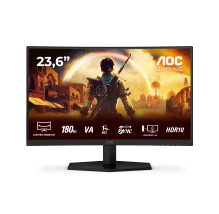 AOC MT 23,6" C24G42E - 1920x1080,VA,180Hz,2xHDMI,DP,Repro AOC MT 23,6" C24G42E - 1920x1080,VA,180Hz,2xHDMI,DP,Repro