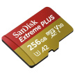 SanDisk micro SDXC karta 256GB Extreme PLUS (200 MB/s Class 10, UHS-I U3 V30) + adaptér
