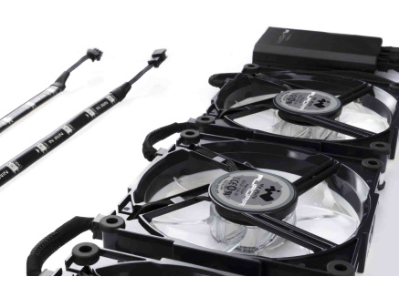 IN WIN Aurora Black/White (3 fans + controller + 2 x led strip)