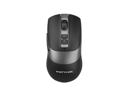 A4tech FB50C Plus FStyler, bezdrátová kancelářská myš, BT+2,4GHz, černá