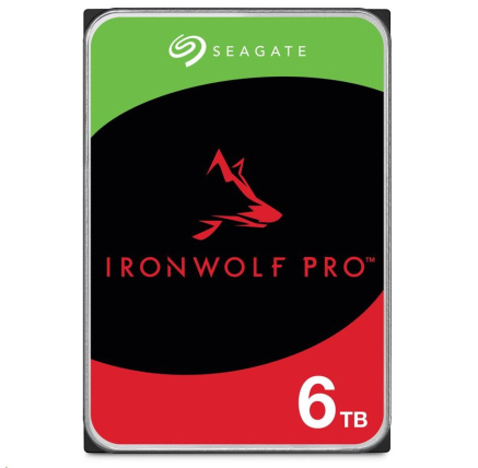 SEAGATE HDD 6TB IRONWOLF PRO (NAS), 3.5", SATAIII, 7200 RPM, Cache 256MB SEAGATE HDD 6TB IRONWOLF PRO (NAS), 3.5", SATAIII, 7200 RPM, Cache 256MB
