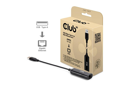 Club3D Adaptér USB-A na RJ45, 5Gb, 24cm