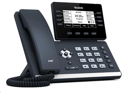 Yealink SIP-T53W IP telefon, 3,7" 360x160 LCD, 21 prog tl.,2x10/100/1000,Wi-Fi, Bluetooth,PoE,12xSIP, 2xUSB,bez adaptéru Yealink SIP-T53W IP telefon, 3,7" 360x160 LCD, 21 prog tl.,2x10/100/1000,Wi-Fi, Bluetooth,PoE,12xSIP, 2xUSB,bez adaptéru
