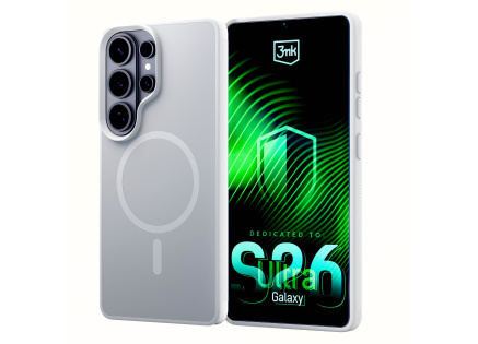 3mk ochranný kryt Smoke MagCase White pro Samsung Galaxy S26 Ultra
