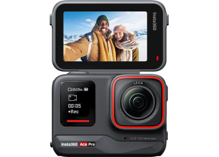 Insta360 Ace Pro akční kamera, Leica optika, 8K / 24fps, 4K / 120fps, 2,4” displej, AI Highlights asistent