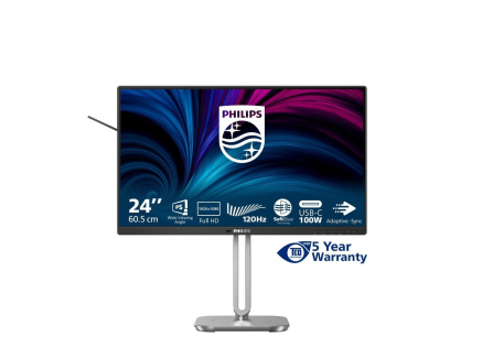 Philips MT 23,8" 24B2U4301 - 1920x1080,IPS,120Hz,1xHDMI,1xDP,USBhub,USB-C,PD,RJ45,Repro,Pivot Philips MT 23,8" 24B2U4301 - 1920x1080,IPS,120Hz,1xHDMI,1xDP,USBhub,USB-C,PD,RJ45,Repro,Pivot