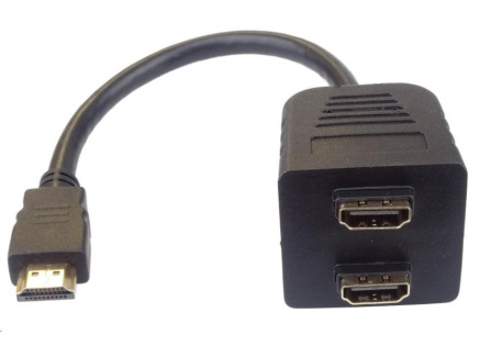PREMIUMCORD Adaptér HDMI M - 2x F (rozdvojka, 1.3)