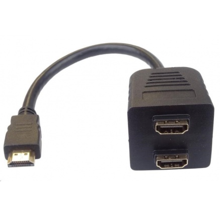 PREMIUMCORD Adaptér HDMI M - 2x F (rozdvojka, 1.3) PREMIUMCORD Adaptér HDMI M - 2x F (rozdvojka, 1.3)
