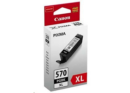 CANON CARTRIDGE PGI-570XL PGBK pigmentová černá pro PIXMA MG575x, MG685x, MG775x, TS505x, TS605x, TS805x (500 str.)