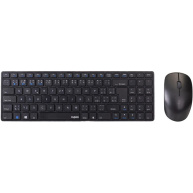 RAPOO set klávesnice+myš 9300M, Wireless Multi-Mode Slim Mouse and Ultra-Slim Keyboard, černá