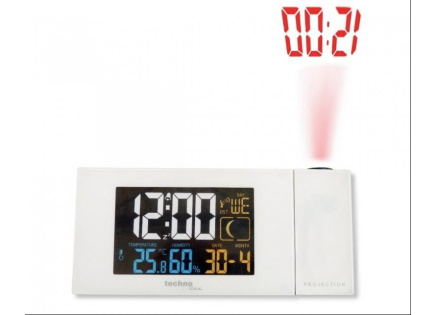 TechnoLine WT 537 - digitální budík s projekcí a měřením vnitřní teploty a vlhkosti