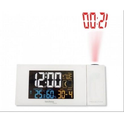 TechnoLine WT 537 - digitální budík s projekcí a měřením vnitřní teploty a vlhkosti