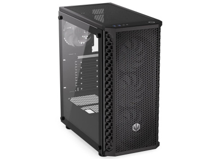 ENDORFY Case Signum 300 ARGB, Průhledná bočnice, ATX, 4x120mm, černá