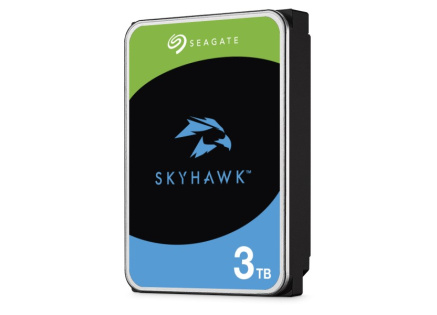SEAGATE HDD 3TB SKYHAWK, 3.5", SATAIII, 5400 RPM, Cache 256MB