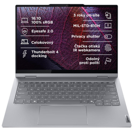 LENOVO NTB ThinkBook 14 2-in-1 G5 - Ultra5 225U,14" WUXGA Touch,16GB,512SSD,FHD+IRcam,W11P