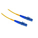 XtendLan simplexní patch kabel SM 9/125, OS2, LC(UPC)-LC(UPC), LS0H, 0,5m