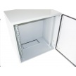 XtendLan 19" venkovní vodotěsný rozvaděč 12U 600x420, krytí IP55, nosnost 65kg, 3-bodový zámek, šedý
