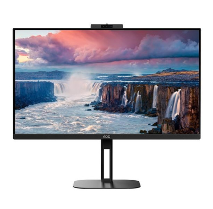 AOC MT IPS LCD WLED 27" Q27V5CW/BK - IPS panel, 2560x1440, HDMI, DP, USB-C, USB, pivot, repro, webcam AOC MT IPS LCD WLED 27" Q27V5CW/BK - IPS panel, 2560x1440, HDMI, DP, USB-C, USB, pivot, repro, webcam