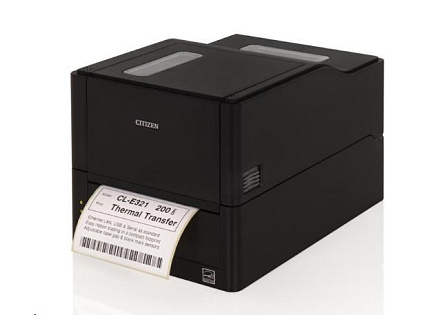 Citizen TT tiskárna etiket CL-E321 LAN, USB, Serial, 203dpi, řezačka, Black