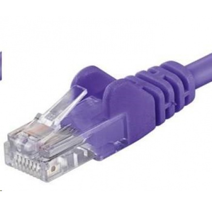 PREMIUMCORD Patch kabel UTP RJ45-RJ45 CAT5e 10m fialová PREMIUMCORD Patch kabel UTP RJ45-RJ45 CAT5e 10m fialová