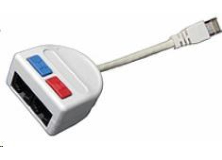 Solarix Rozdvojka počítač/telefon 2 x RJ45 UTP T-MOD 3-U4