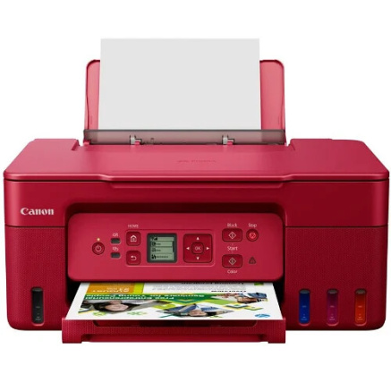 Canon PIXMA Tiskárna červená G3470 RED (doplnitelné zásobníky inkoustu) - MF (tisk,kopírka,sken), USB, Wi-Fi - A4/11min.