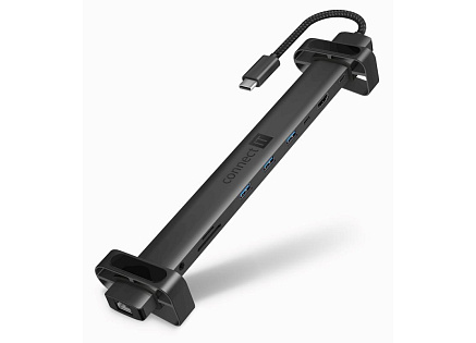 CONNECT IT Dokovací stanice USB-C 10v1, 1xHDMI, 2xUSB-C, 3xUSB, 1xRJ45, černá CONNECT IT Dokovací stanice USB-C 10v1, 1xHDMI, 2xUSB-C, 3xUSB, 1xRJ45, černá