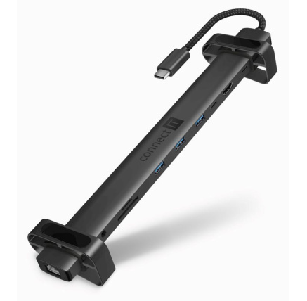 CONNECT IT Dokovací stanice USB-C 10v1, 1xHDMI, 2xUSB-C, 3xUSB, 1xRJ45, černá CONNECT IT Dokovací stanice USB-C 10v1, 1xHDMI, 2xUSB-C, 3xUSB, 1xRJ45, černá